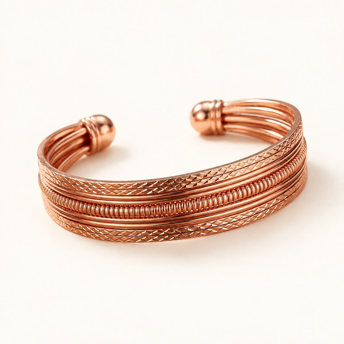 Copper&Ease — Bracken Multiwire Copper Cuff — product view