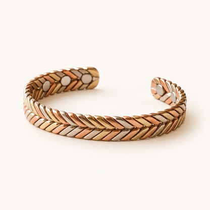 Copper&Ease — Copse Fine Braid Cuff — product view