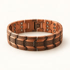 Crag Textured Copper Link Bracelet