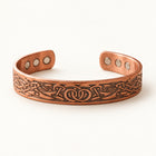 Flow Knotwork Magnetic Copper Cuff