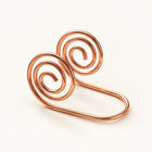 Flow Spiral Copper Hand Bracelet