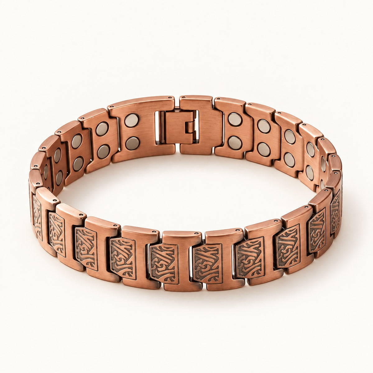 Copper&Ease — Glen Framed Copper Link Bracelet — product view
