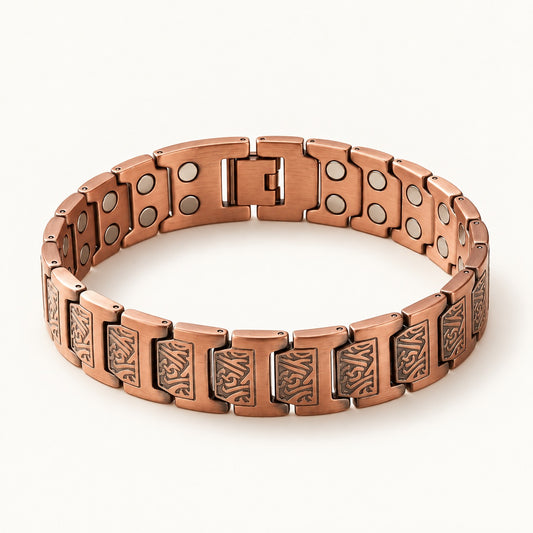 Copper&Ease — Glen Framed Copper Link Bracelet — product view