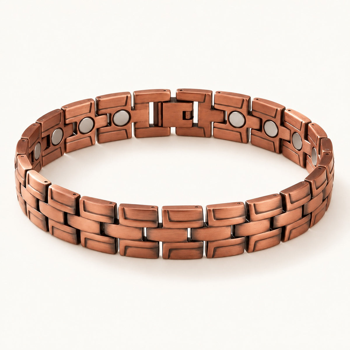 Copper&Ease — Gorse Brick-Link Copper Bracelet — product view