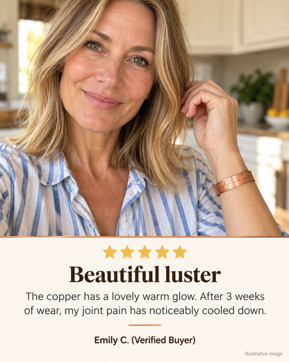 Grove Leaf Copper Cuff
