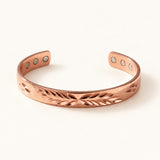 Lunar Leaf Copper Cuff