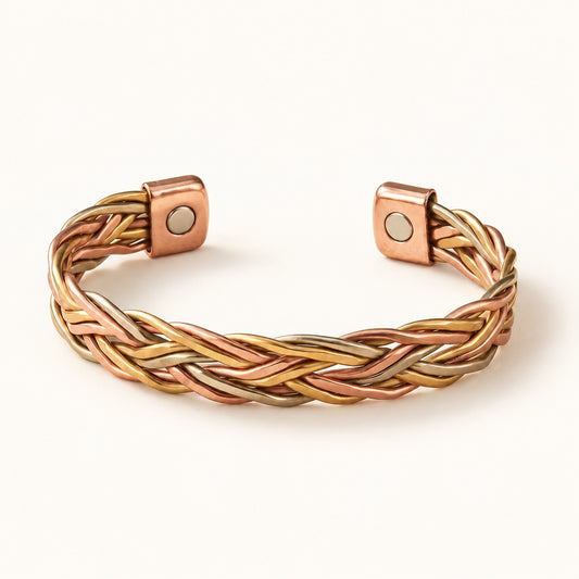 Copper&Ease — Mire Three-Tone Openwork Cuff — product view
