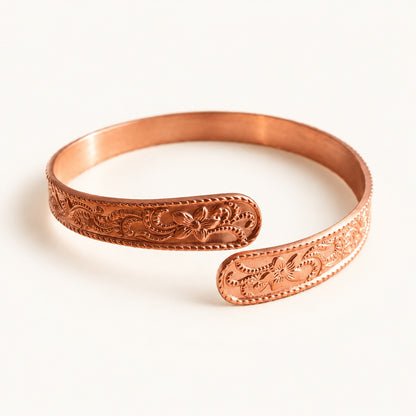 Copper&Ease — Moor Overlap Copper Cuff — product view
