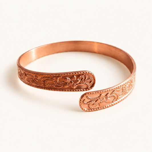 Copper&Ease — Moor Overlap Copper Cuff — product view