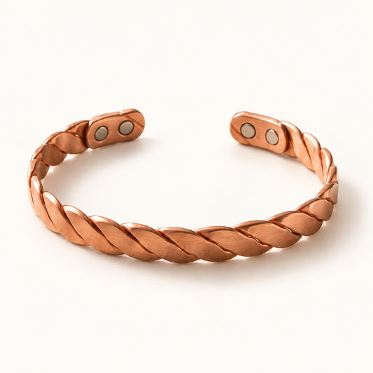 Copper&Ease — Reed Twist Copper Cuff — product view