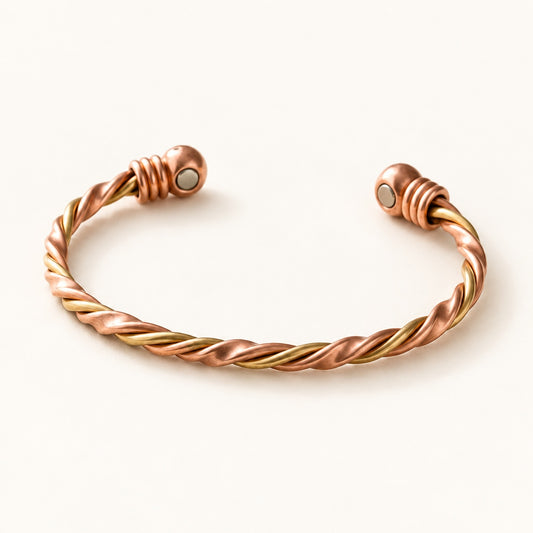 Copper&Ease — River Rope Copper Cuff — product view