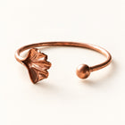 Shell Flower Copper Cuff