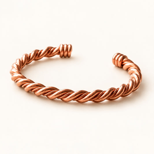 Copper&Ease — Tensor Twisted Copper Cuff — product view