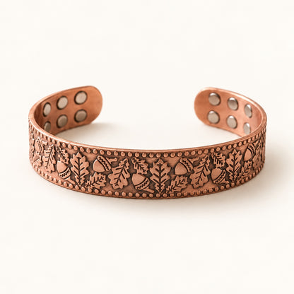 Copper&Ease — Timber Woodland Copper Cuff — product view