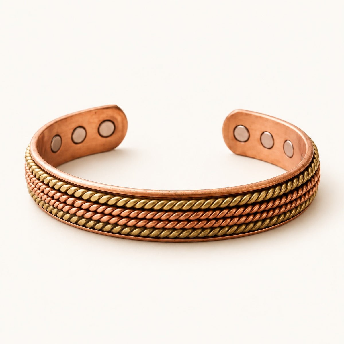 Copper&Ease — Forge Braid Magnetic Copper Cuff — product view