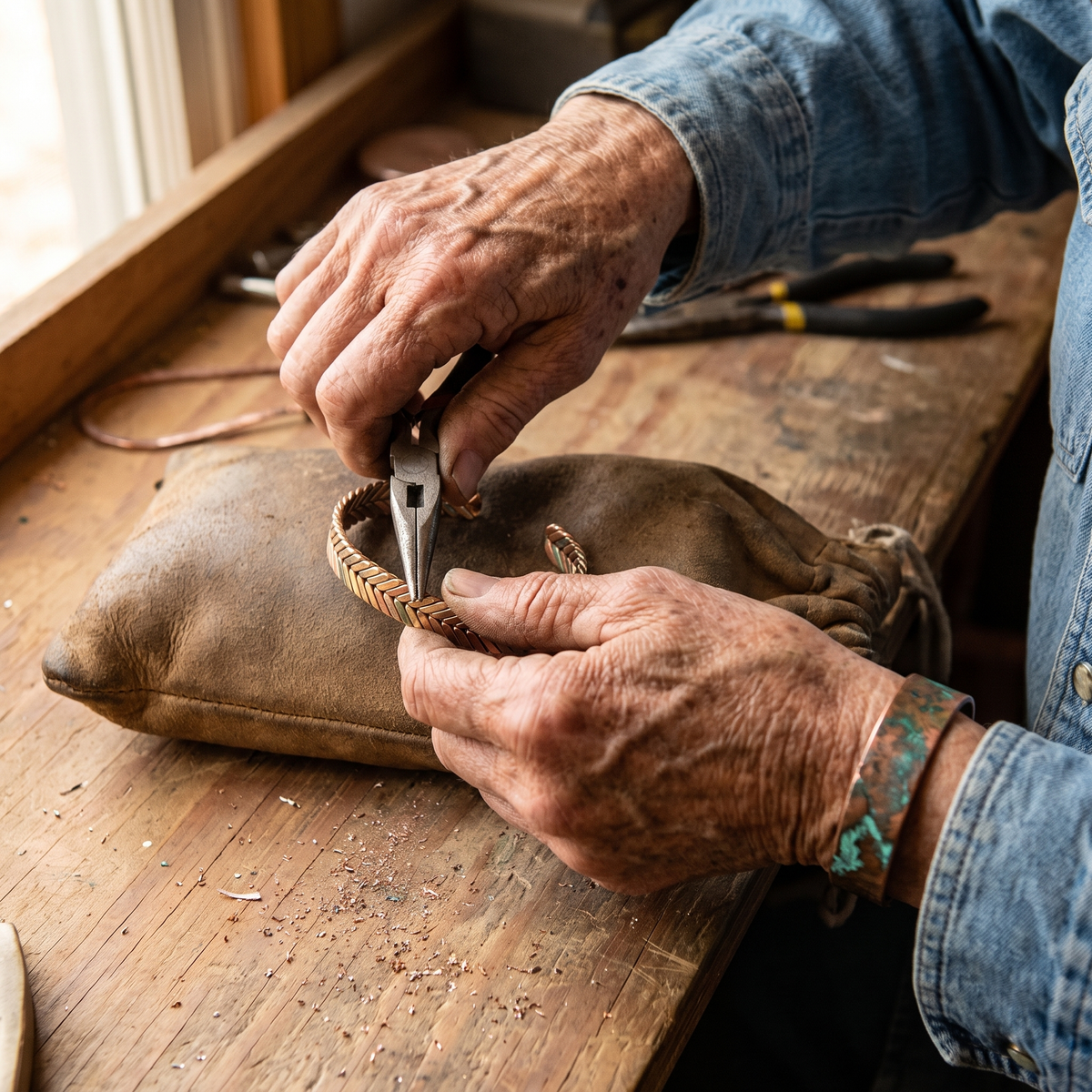 Vera's Copse Copper Bracelet